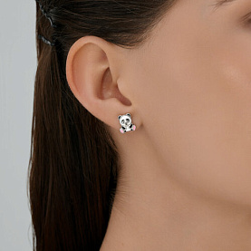 Серьги SOKOLOV - Серебро 925, Эмаль (арт. 94027011)