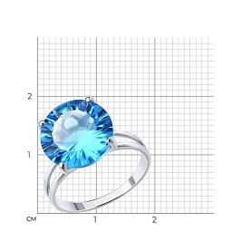Кольцо Diamant - Серебро 925, Стекло (арт. 94-110-01249-2)