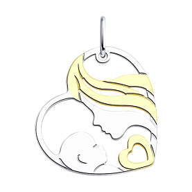 Подвеска Diamant - Серебро 925 (арт. 94-130-01424-1)