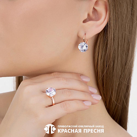 Кольцо Красная пресня - Серебро 925, Фианит (арт. 23815621)