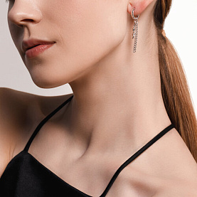 Серьги SOKOLOV - Серебро 925, Эмаль (арт. 94025702)