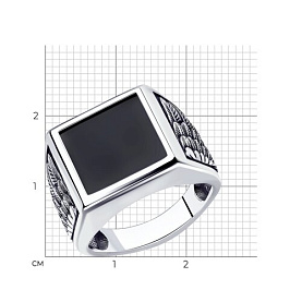 Кольцо SOKOLOV - Серебро 925, Синтетическая шпинель (арт. 95010176)