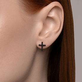 Серьги SOKOLOV - Серебро 925, Фианит (арт. 94026495)