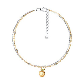 Браслет SOKOLOV - Серебро 925, Фианит, Эмаль (арт. 94051195)