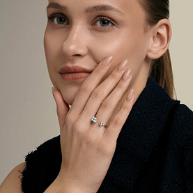 Кольцо SOKOLOV - Серебро 925, Топаз (арт. 92014930)