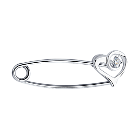 Булавка SOKOLOV - Серебро 925, Фианит (арт. 94040119)