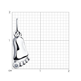 Подвеска SOKOLOV - Серебро 925, Фианит (арт. 94031415)