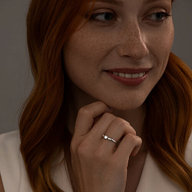 Кольцо SOKOLOV - Серебро 925, Фианит (арт. 94013735)