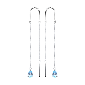 Серьги SOKOLOV - Серебро 925, Топаз (арт. 92022153)