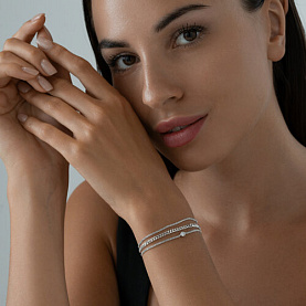 Браслет SOKOLOV - Серебро 925, Фианит (арт. 94050696)