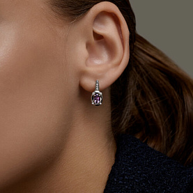 Серьги SOKOLOV - Серебро 925, Аметист (арт. 92025357)