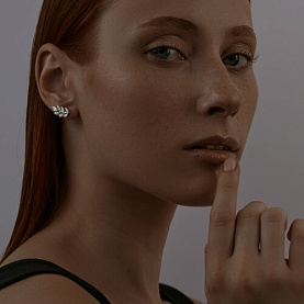 Серьги SOKOLOV - Серебро 925, Фианит (арт. 94025999)