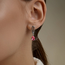 Серьги Diamant - Серебро 925, Кристалл (арт. 94-121-00244-1)