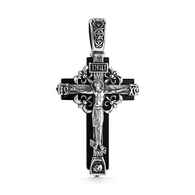 Подвеска Дар - Серебро 925, Агат (арт. Кр-2037окр442)