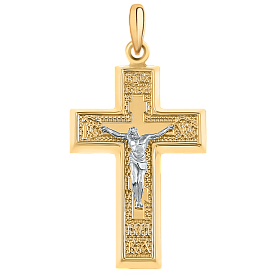 Крест Атолл - Золото 585 (арт. 3232)