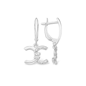 Серьги EFREMOV - Серебро 925, Фианит (арт. 12100113215-501)