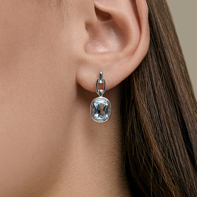 Серьги SOKOLOV - Серебро 925, Топаз (арт. 92025383)