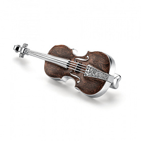 Брошь Мириада - Серебро 925, Фианит, Эмаль (арт. 901081629)