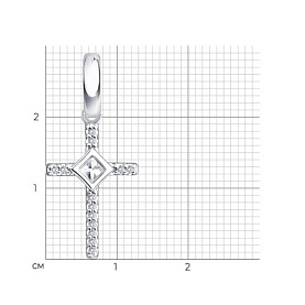 Подвеска Diamant - Серебро 925, Фианит (арт. 94-130-00248-1)