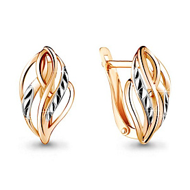 Серьги Аквамарин - Золото 585 (арт. 31919.1)