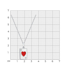 Колье SOKOLOV - Серебро 925, Эмаль (арт. 94070974)