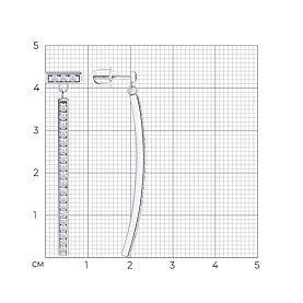 Серьги Diamant - Серебро 925, Фианит (арт. 94-122-02261-1)