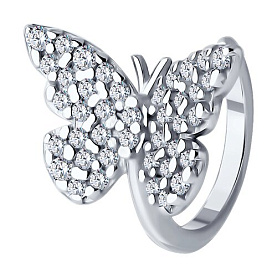 Серьга SOKOLOV - Серебро 925, Фианит (арт. 94170344)