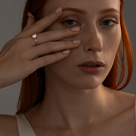 Кольцо SOKOLOV - Серебро 925, Фианит (арт. 93011099)