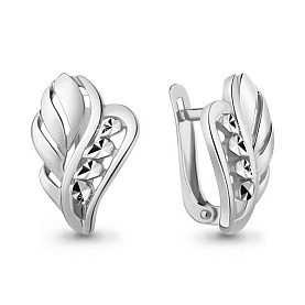 Серьги Аквамарин - Серебро 925 (арт. 34078.5)