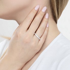 Кольцо SOKOLOV - Серебро 925, Фианит (арт. 94011573)