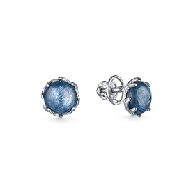 Серьги Дар - Серебро 925, Кианит (арт. С-5100рк4110)