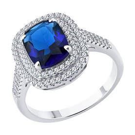 Кольцо SOKOLOV - Серебро 925, Фианит (арт. 94014497-91)