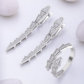 Кольцо Talant - Серебро 925, Фианит (арт. 20-72-0001-15733)