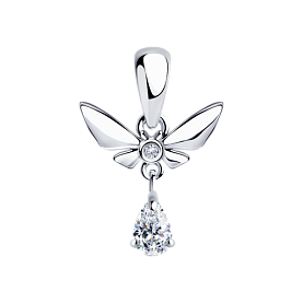 Подвеска SOKOLOV - Серебро 925, Фианит (арт. 94032022)