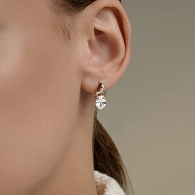 Серьги Diamant - Серебро 925, Фианит (арт. 93-120-00204-1)