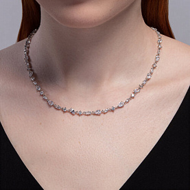 Колье SOKOLOV - Серебро 925, Фианит (арт. 94070948)