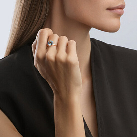 Кольцо SOKOLOV - Золото 585, Топаз (арт. 716712)