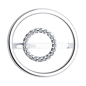 Кольцо SOKOLOV - Серебро 925, Фианит (арт. 94014175)