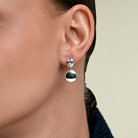 Серьги SOKOLOV - Серебро 925, Топаз (арт. 92025394)