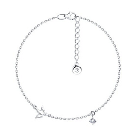 Браслет SOKOLOV - Серебро 925, Фианит (арт. 94050763)