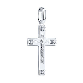 Подвеска SOKOLOV - Серебро 925, Фианит (арт. 94120162)