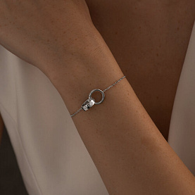 Браслет SOKOLOV - Серебро 925, Фианит (арт. 94051008)