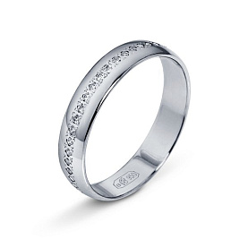 Кольцо Platinum Lab. - Платина 950 (арт. ПК-104-45)