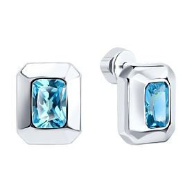 Серьги SOKOLOV - Серебро 925, Фианит (арт. 94026817)