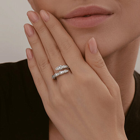 Кольцо SOKOLOV - Серебро 925, Фианит (арт. 94014211)