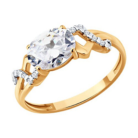 Кольцо Diamant - Серебро 925, Фианит (арт. 93-110-00204-1)