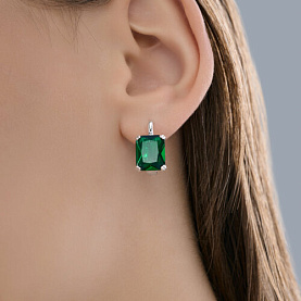 Серьги SOKOLOV - Серебро 925, Фианит (арт. 94027166-91)