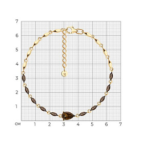 Браслет SOKOLOV - Серебро 925, Раухтопаз (арт. 92050164)