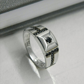 Кольцо Галатея - Серебро 925, Фианит (арт. 2744.2)