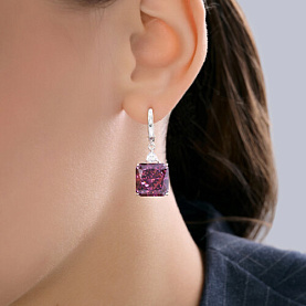 Серьги SOKOLOV - Серебро 925, Фианит (арт. 94027286)